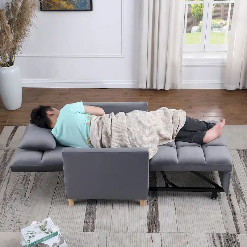 Versatile Sleeper Chair with Removable Pillow
