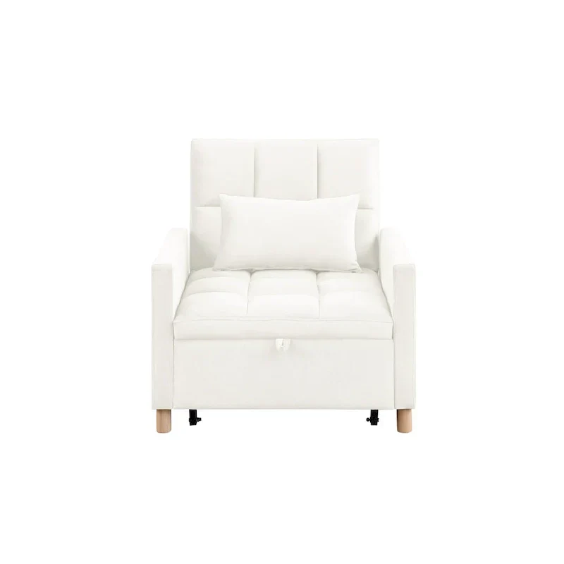 Versatile Sleeper Chair with Removable Pillow