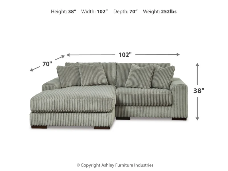 Facing Corner Chaise 2 Pc Sectional