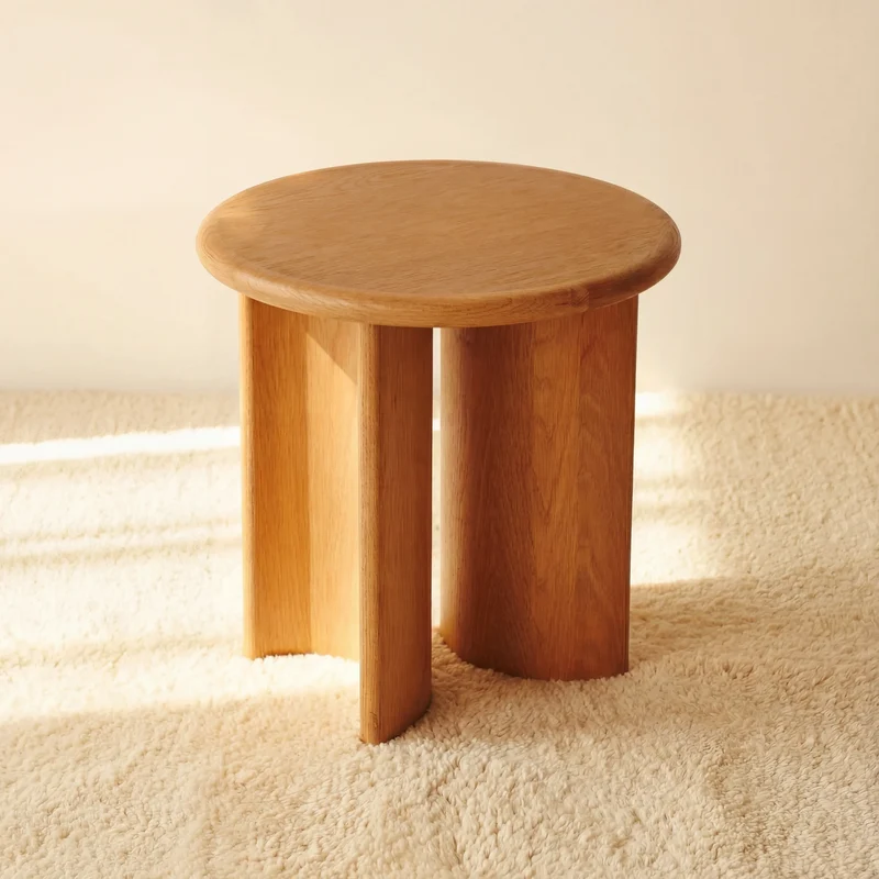 Haven Side Table White oak