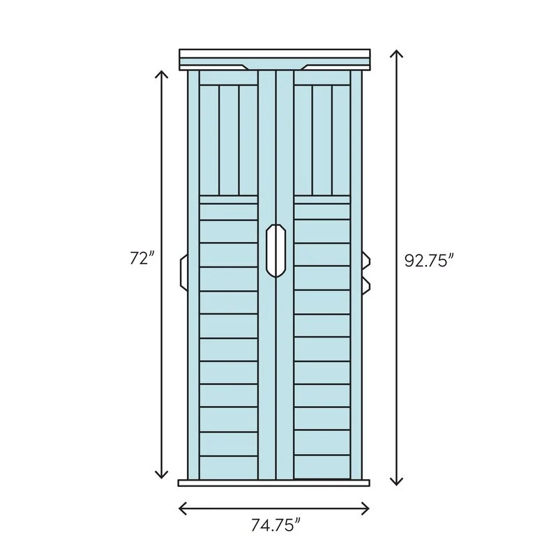 6 ft. 3 in. W x 5 ft. 6 in. D Resin Storage Shed