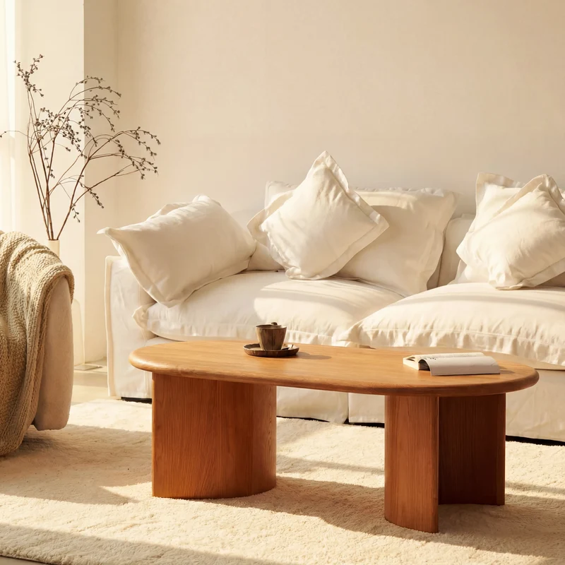 Haven Coffee Table White oak