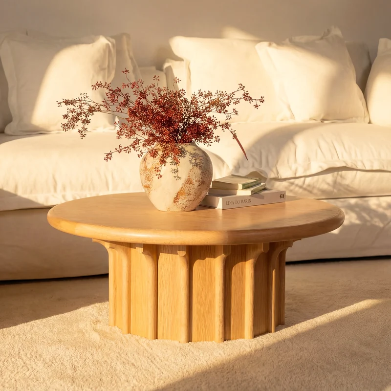 Corin Coffee Table White oak