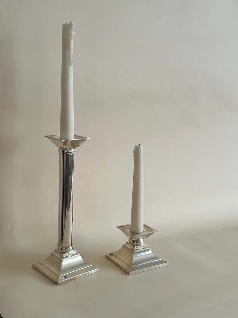 German Candle Holders Pair