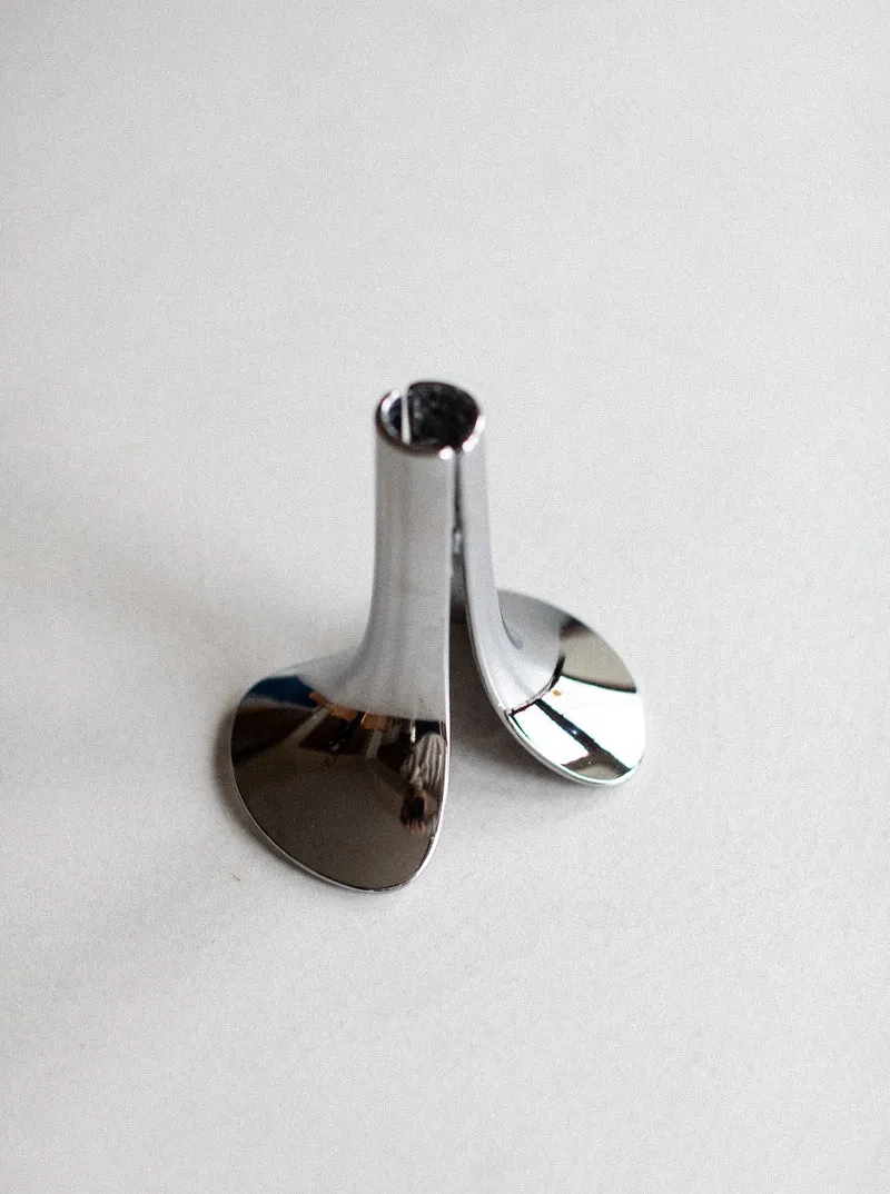 Chrome Candle holder