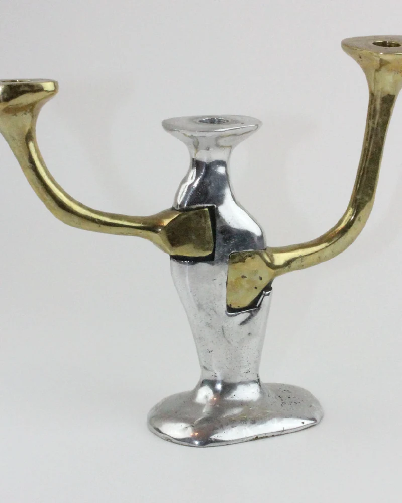 Brutalist Candle Holder