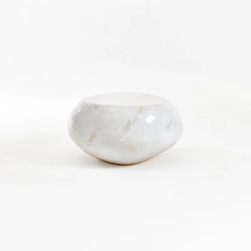 Ceramic Coffee Table in Cream
