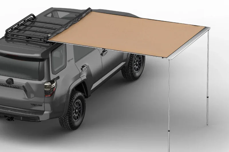 Truck or Car Awning, 6.5x8 Feet, Poly-Cotton Ripstop Fabric, Tan