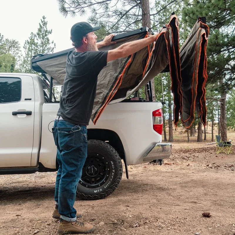 270 Degree Awning, XL, Passenger Side, C-Channel Aluminum, Olive
