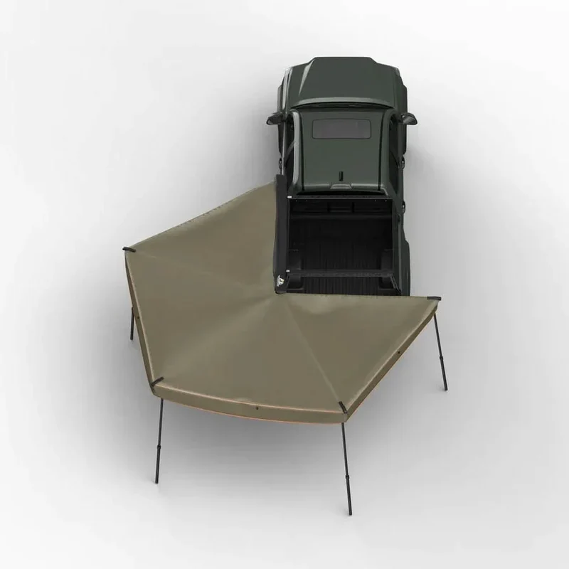 270 Degree Awning, Compact, Driver Side, C-Channel Aluminum, Olive