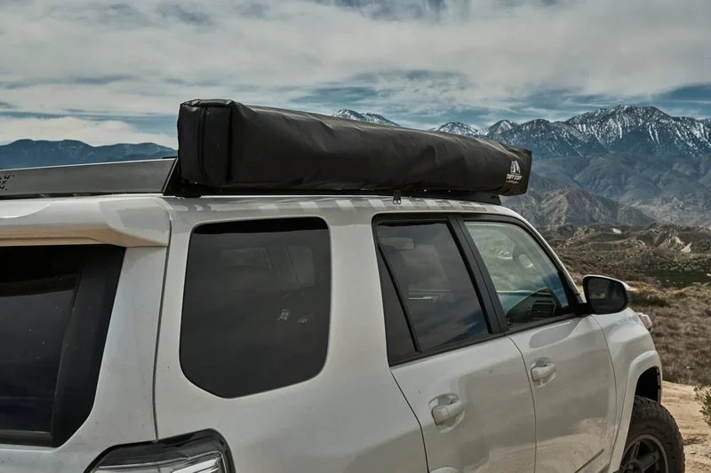 270 Degree Awning, Compact, Driver Side, C-Channel Aluminum, Olive
