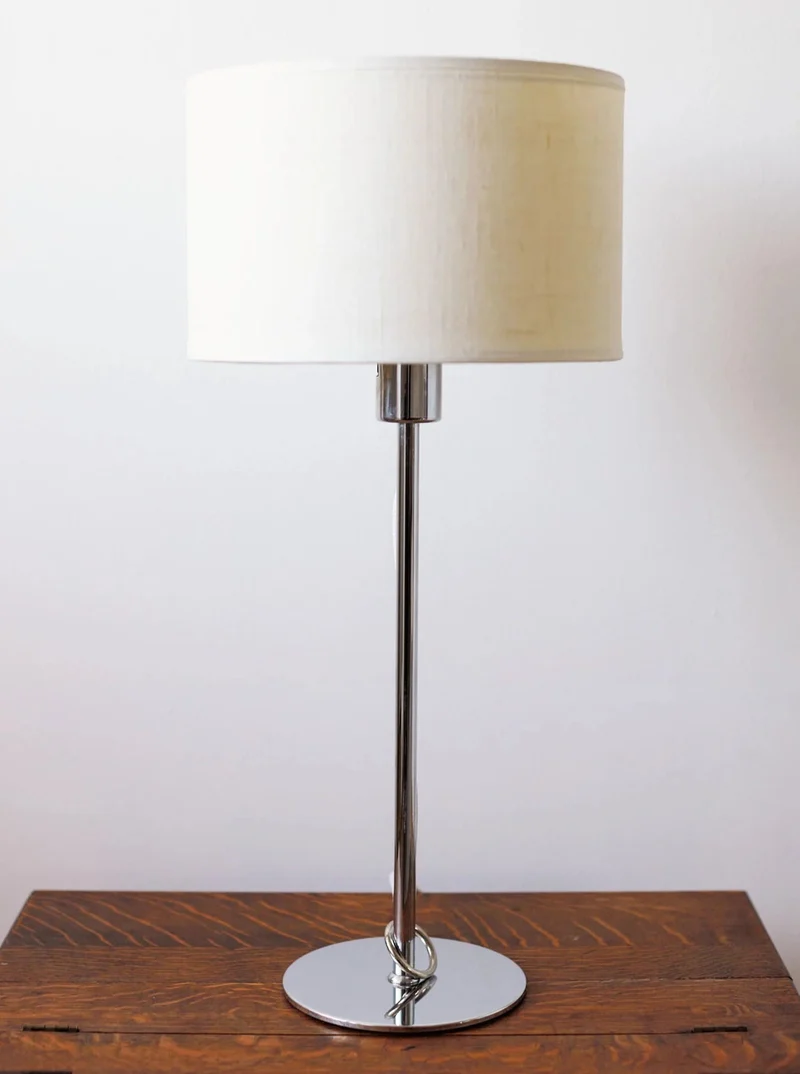 Vintage Chrome Table Lamp