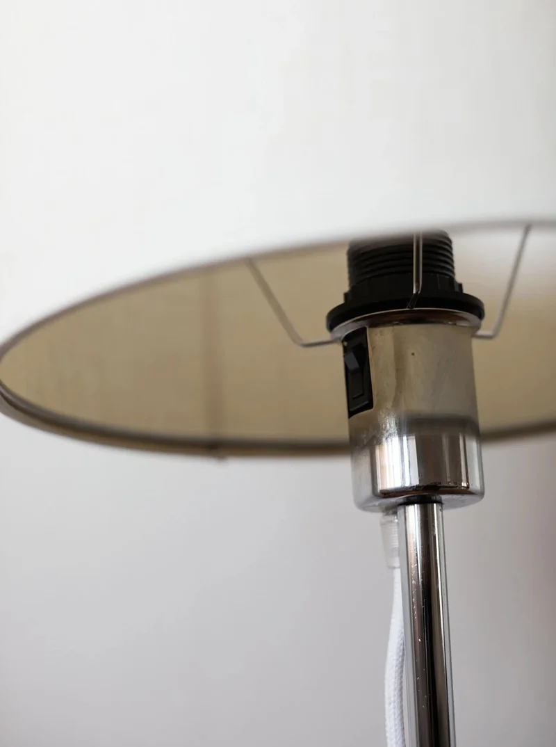 Vintage Chrome Table Lamp