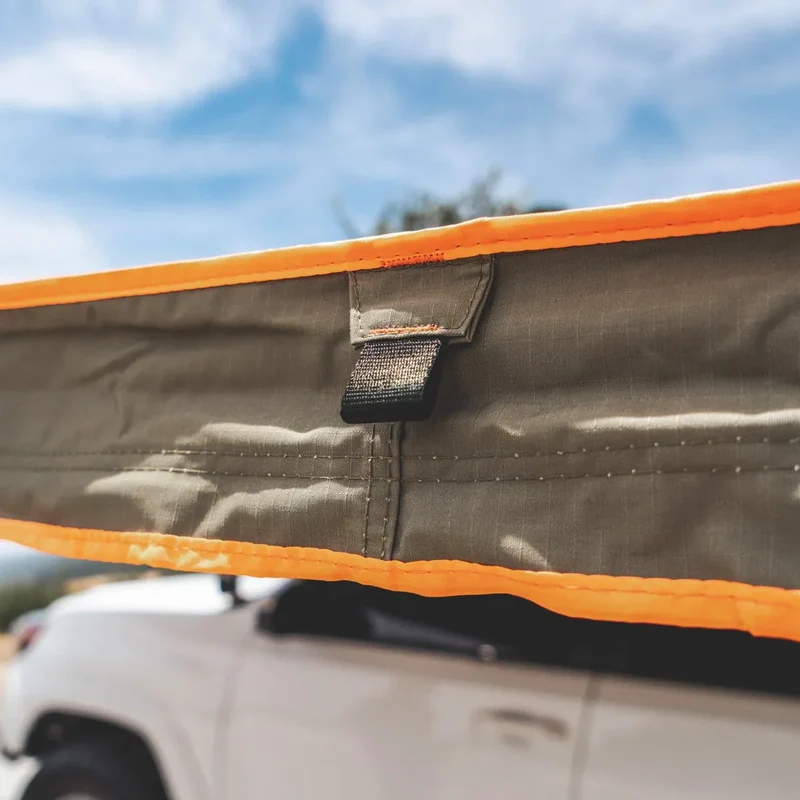 180 Degree Awning, XL, Driver or Passenger Side, C-Channel Aluminum, Olive
