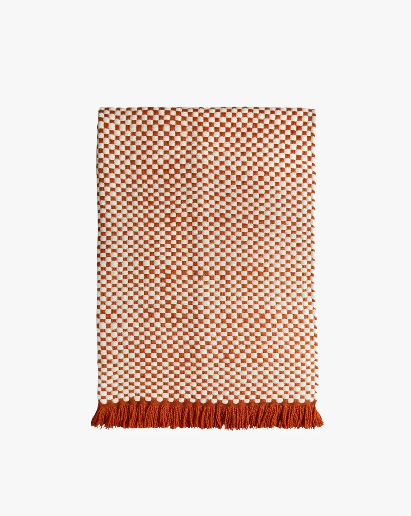 Damier Throw - Red
