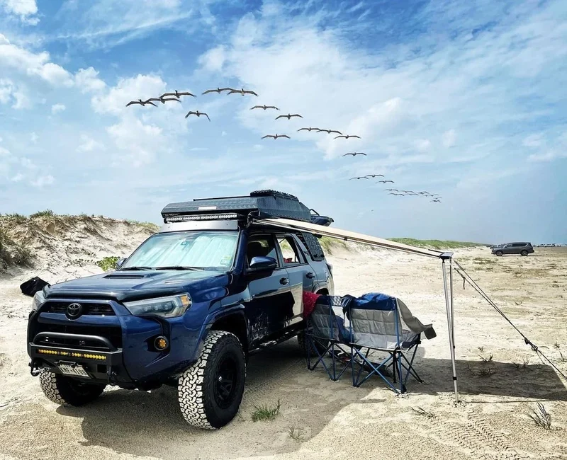 Stealth Hardshell Rooftop Tent, Aluminum, 3 Person, Black