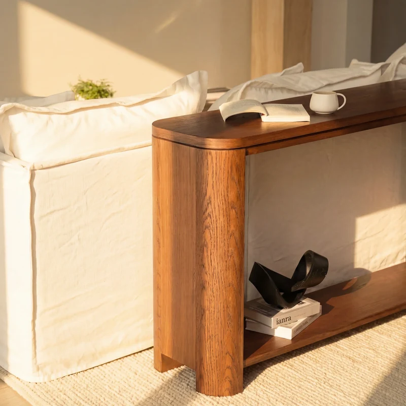 Ovelo Console Table All-oak construction